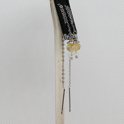 Crystal Threader Earrings