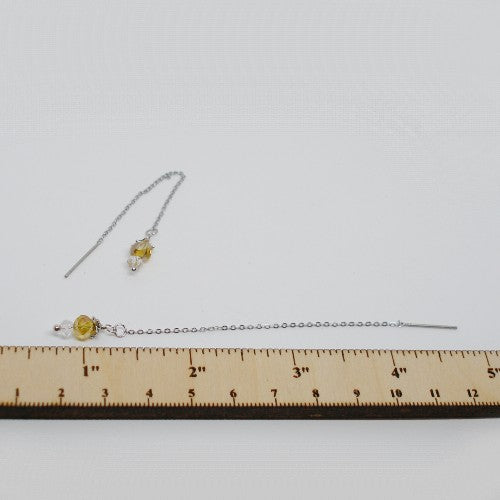 Crystal Threader Earrings