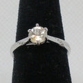 Dainty Yellow Quartz Ring