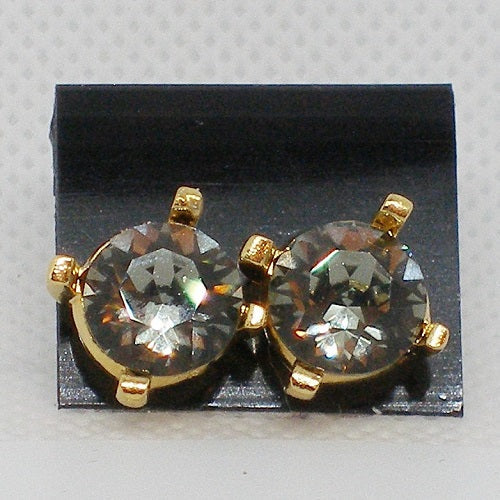Dark Crystal Stud Earrings