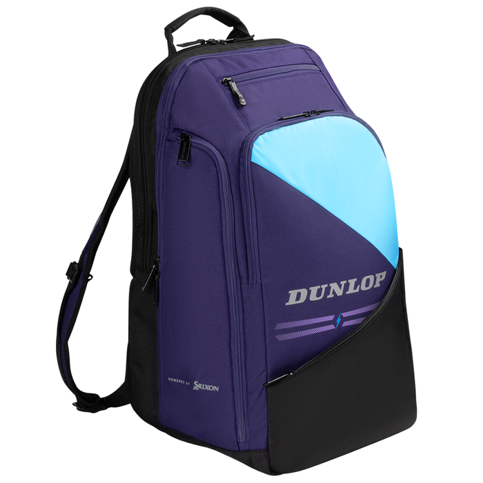 Dunlop FX Performance Tennis Backpack - Violet/Black/Cyan