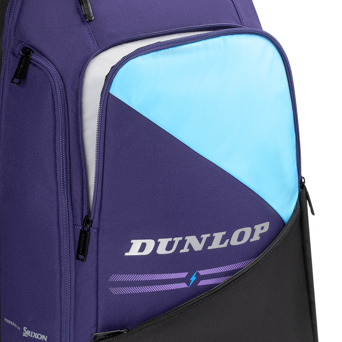 Dunlop FX Performance Tennis Backpack - Violet/Black/Cyan