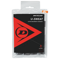 Dunlop U Sweat Overgrip, 12 Pack - Black
