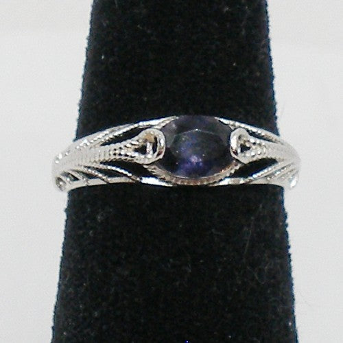 East West Iolite Ring