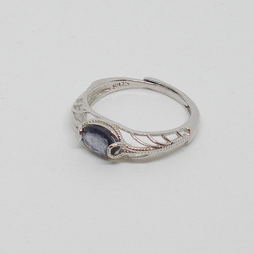East West Iolite Ring