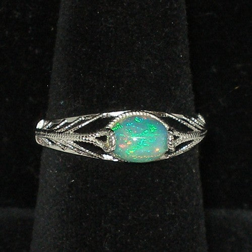 East West Opal Ring
