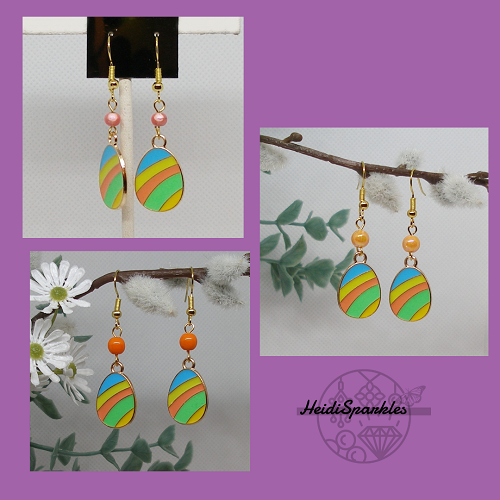 Easter Egg Dangle Earrings