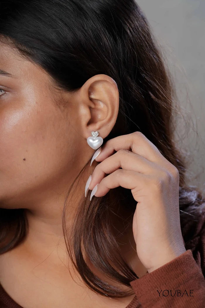 Eli Heart Studs
