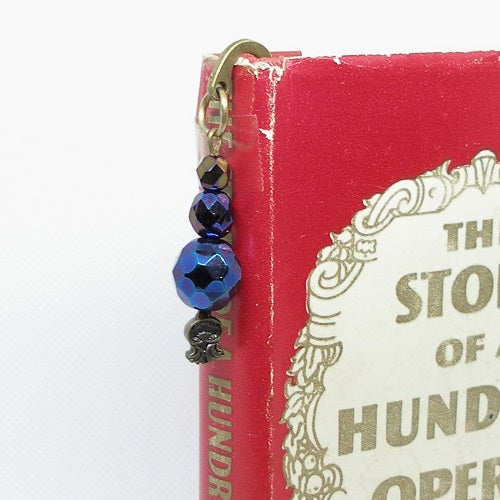 Faceted Glass Beaded Bookmark