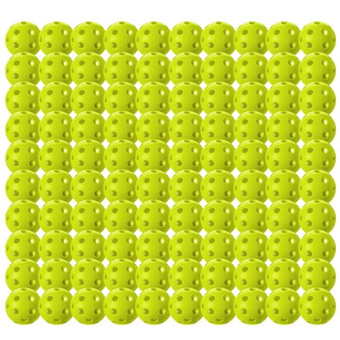 Franklin X-26 Indoor 100 Pack Box Pickleballs - Lime Green