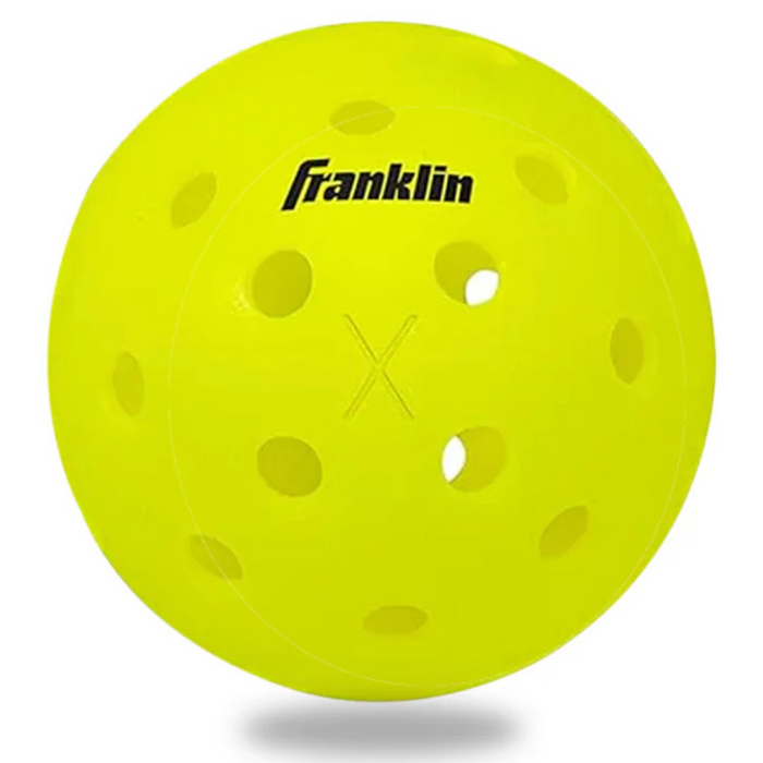Franklin  X-40  Outdoor 12 Pack Box Pickleballs - Optic Yellow