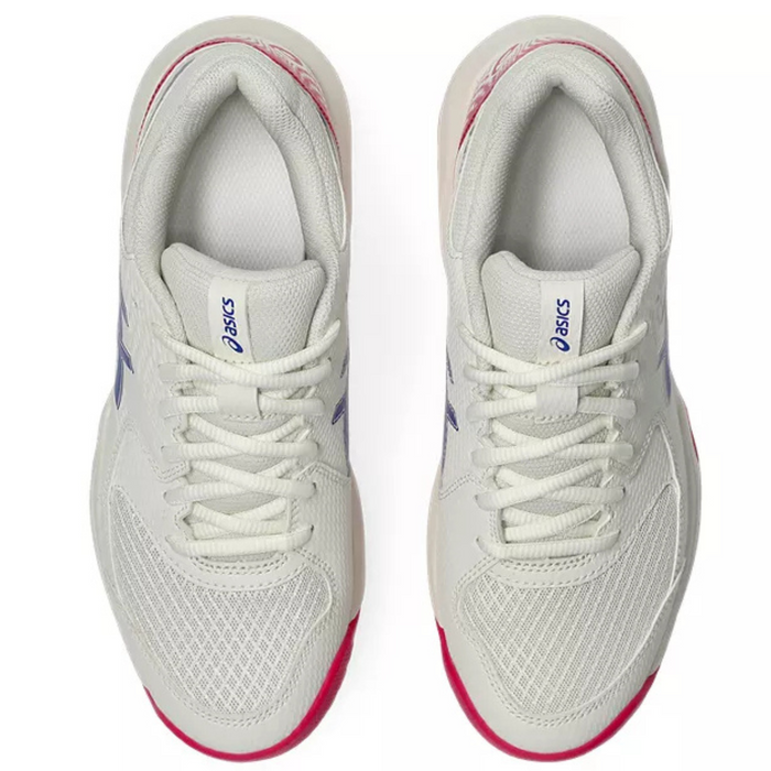 Asics Gel-Dedicate 8 Hard Court Womens Tennis Shoes – Cream/Dark Cobalt