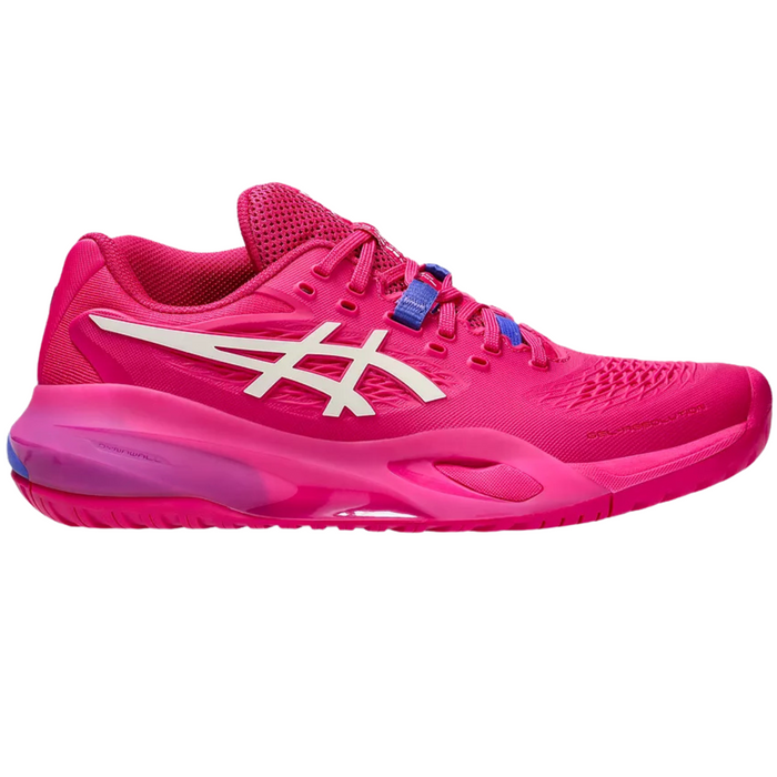 Asics Gel Resolution X Hard Court Womens Tennis Shoes - Bright Rose/Cream