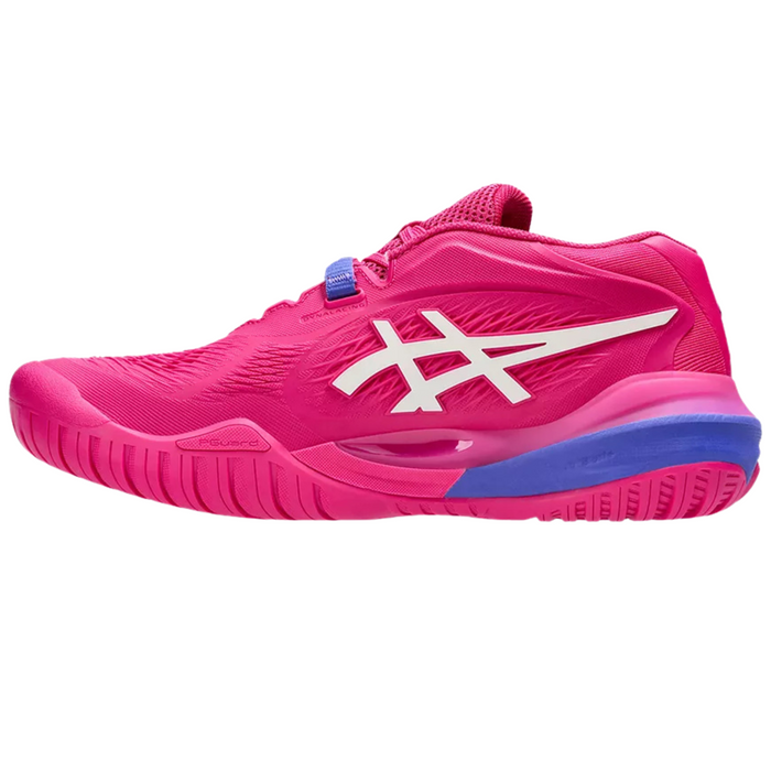 Asics Gel Resolution X Hard Court Womens Tennis Shoes - Bright Rose/Cream