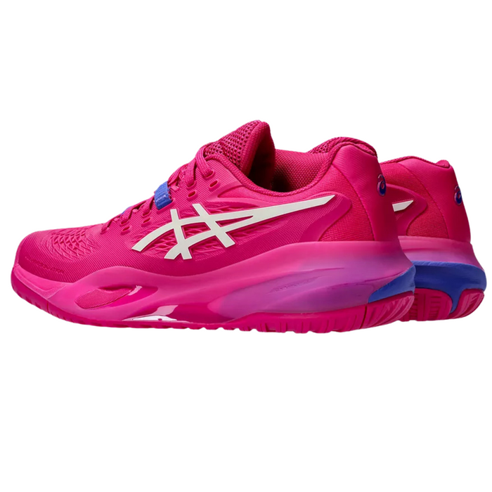Asics Gel Resolution X Hard Court Womens Tennis Shoes - Bright Rose/Cream