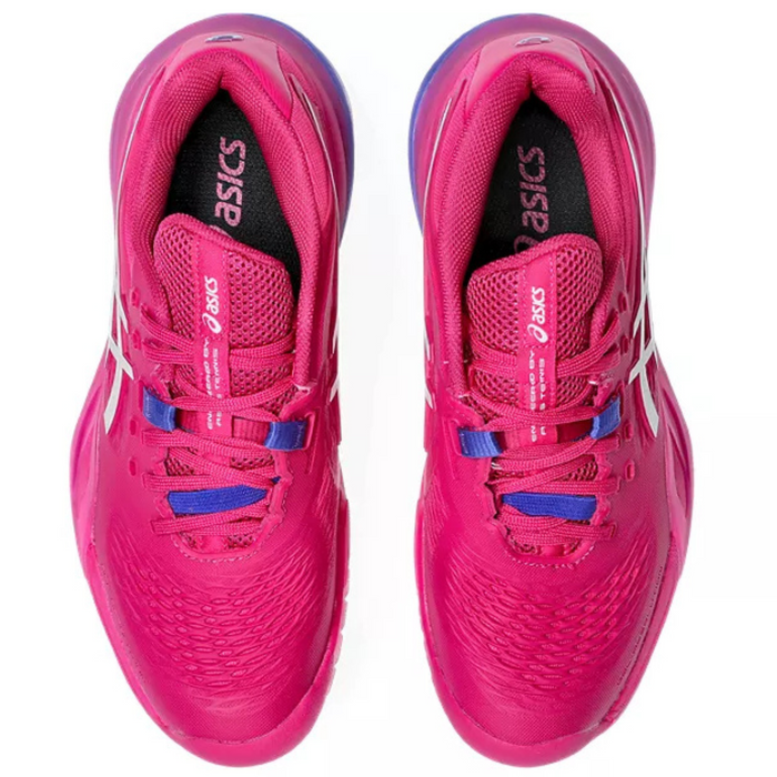 Asics Gel Resolution X Hard Court Womens Tennis Shoes - Bright Rose/Cream