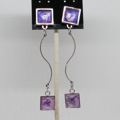 Geometric Polish Earrings
