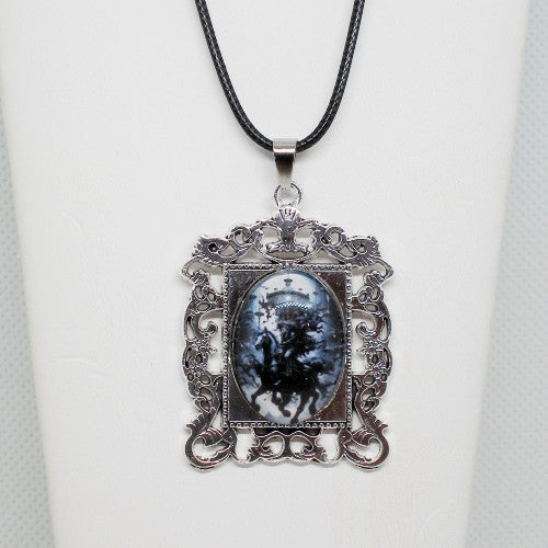 Ghostly Rider Pendant Necklace