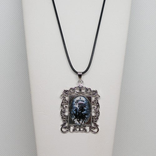 Ghostly Rider Pendant Necklace