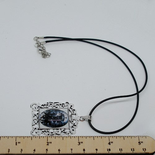 Ghostly Rider Pendant Necklace