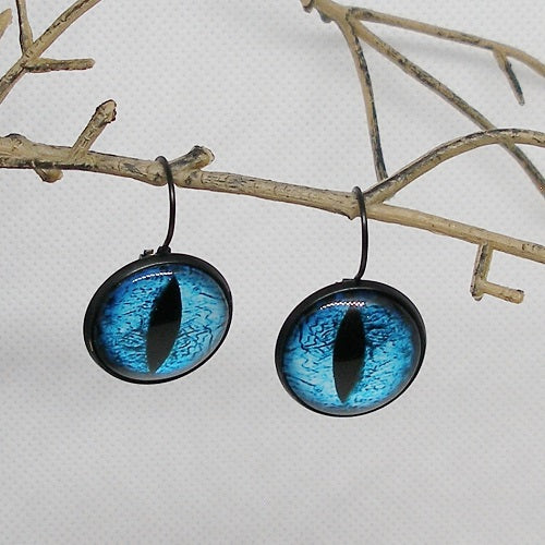 Giant Monster Eyes Drop Earrings