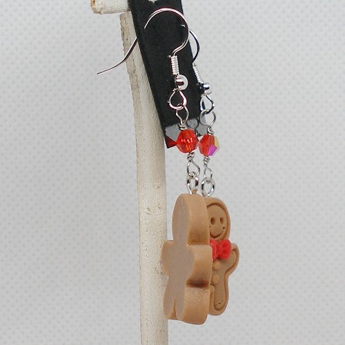 Gingerbread Man Earrings