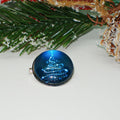Glass Cabochon Christmas Tree Pins