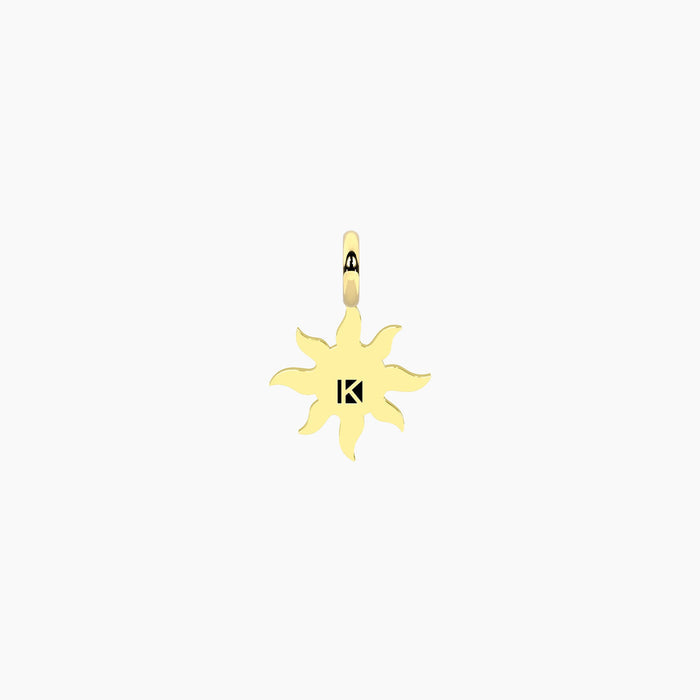 Ciondolo dorato con sole
