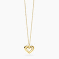 Girocollo dorato con cuore