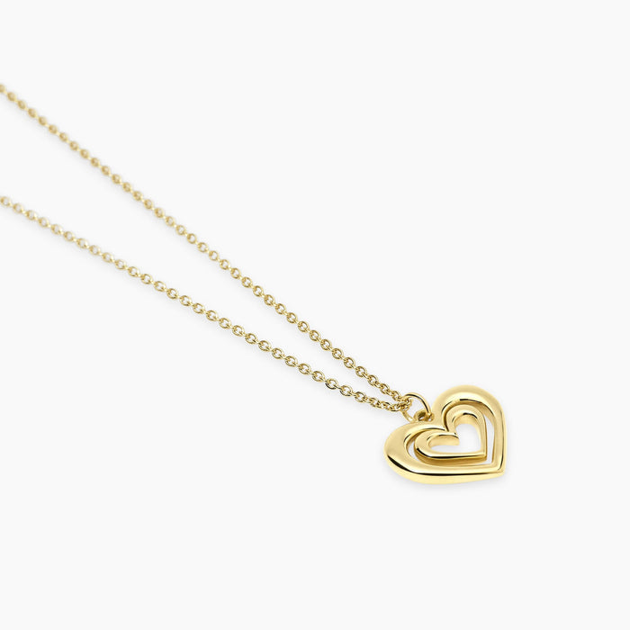Girocollo dorato con cuore
