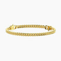 Bracciale componibile dorato con catena groumette