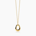 Collana dorata con pendente