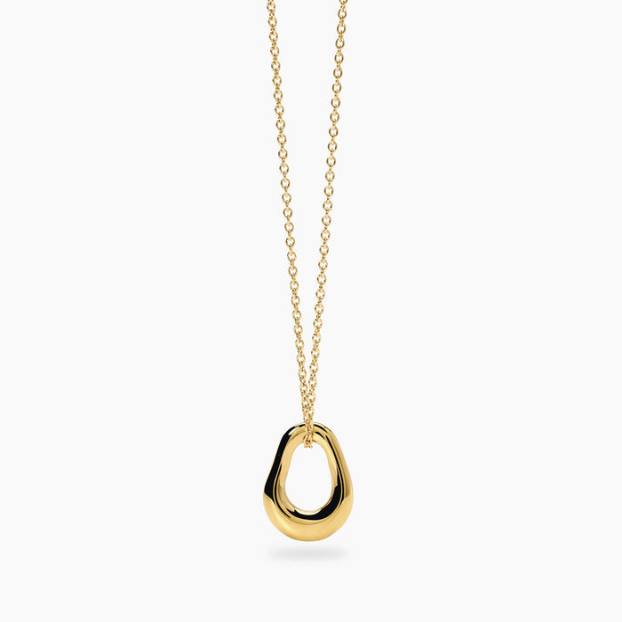 Collana dorata con pendente