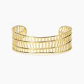 Bracciale cuff in dorato