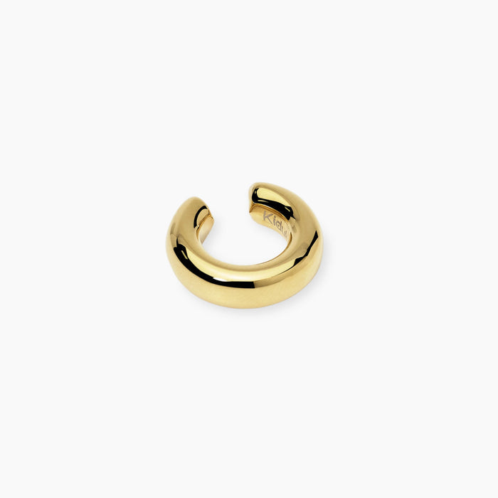 Orecchino ear cuff in acciaio dorato