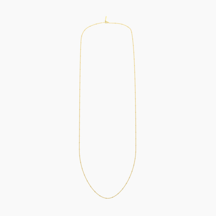 Collana componibile in acciaio dorato con catena groumette