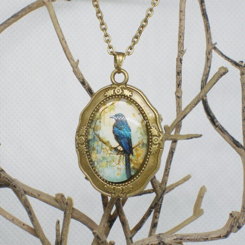 Gothic Raven Necklace