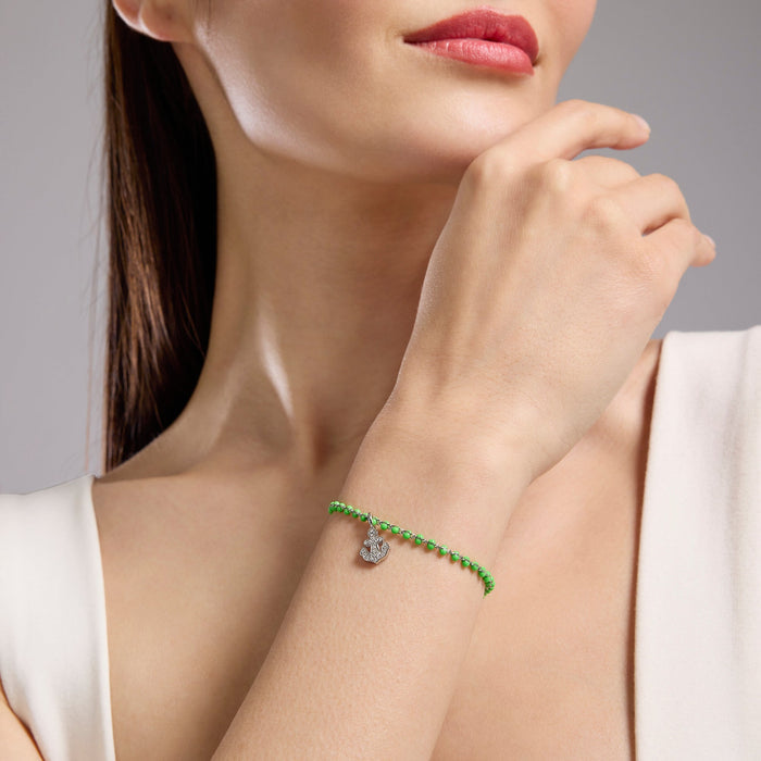 Bracciale componibile verde