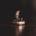"Hades" Black Zirconium x Yellow Gold Tungsten- 8mm
