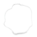 Handcrafted 22 Inch Sterling Silver Paperclip Chain - Unique 3.6mm Fashion Link Chain