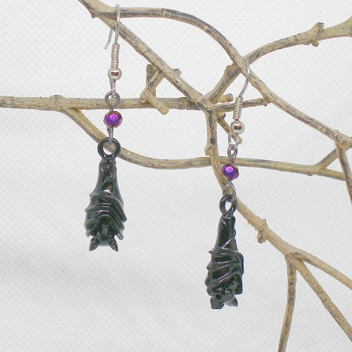 Hanging Bats Earrings