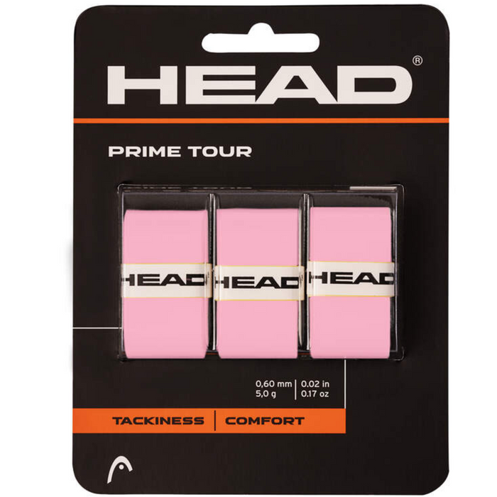 Head Prime Tour Overgrip  3 Pack - Pink