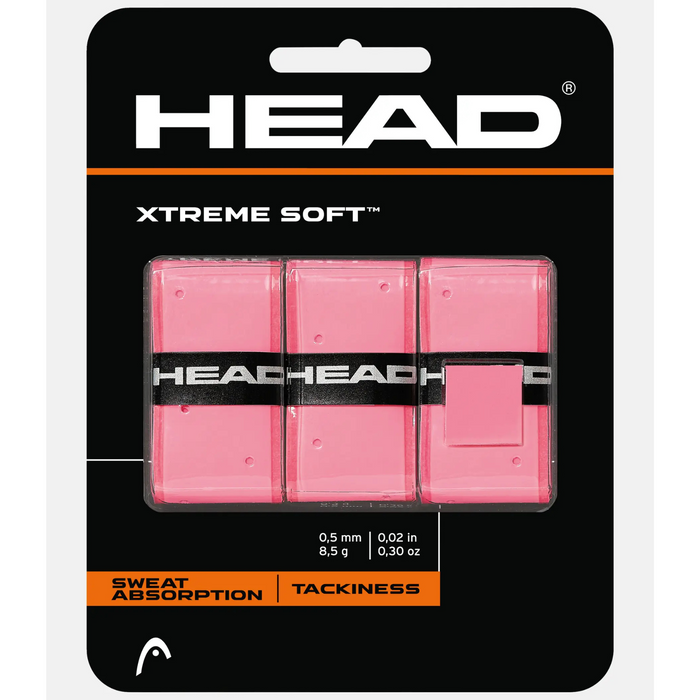 Head Xtreme Soft Overgrip 3 Pack - Pink