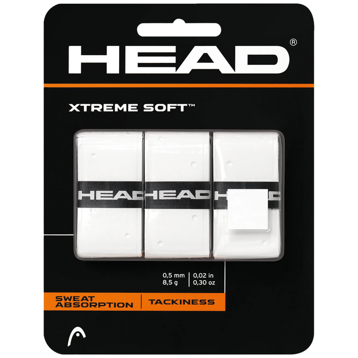 Head Xtreme Soft Overgrip 3 Pack - White