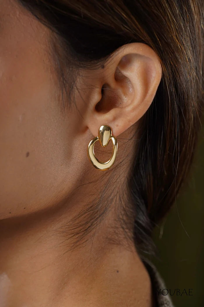 Heather Anti-Tarnish Steel Earrings