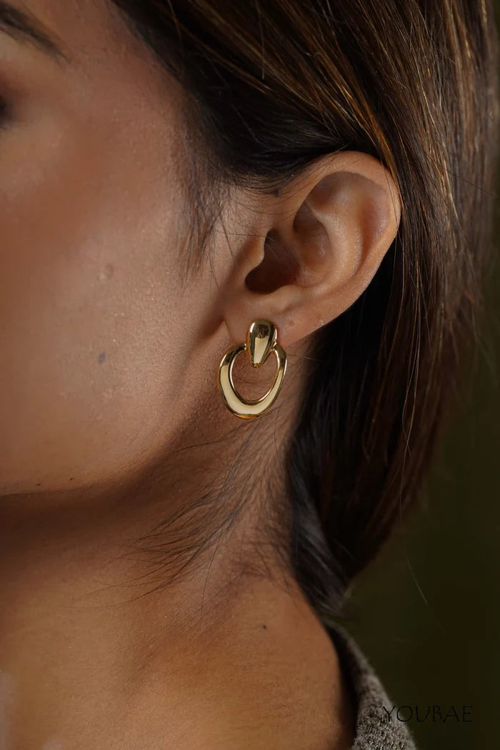 Heather Anti-Tarnish Steel Earrings