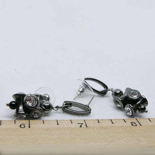 Heavy Crystal Drop Earrings