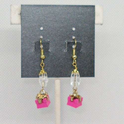Holiday Package Dangle Earrings