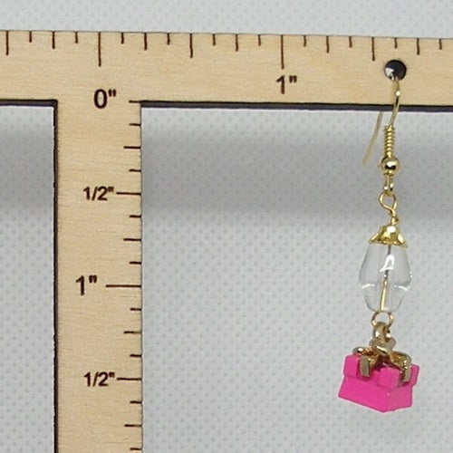 Holiday Package Dangle Earrings