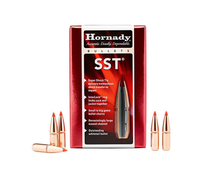 Hornady .284 Diameter 139 Grain Polymer Tip SST 100 Count Bullets